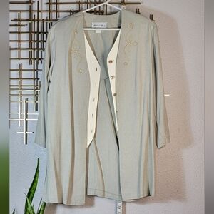 VINTAGE Michael Blake Blazer Vest Set